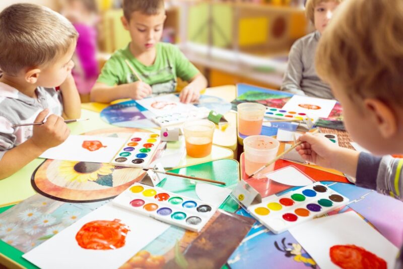 Structure of a Preschool Classroom art